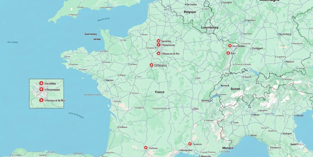 carte france
